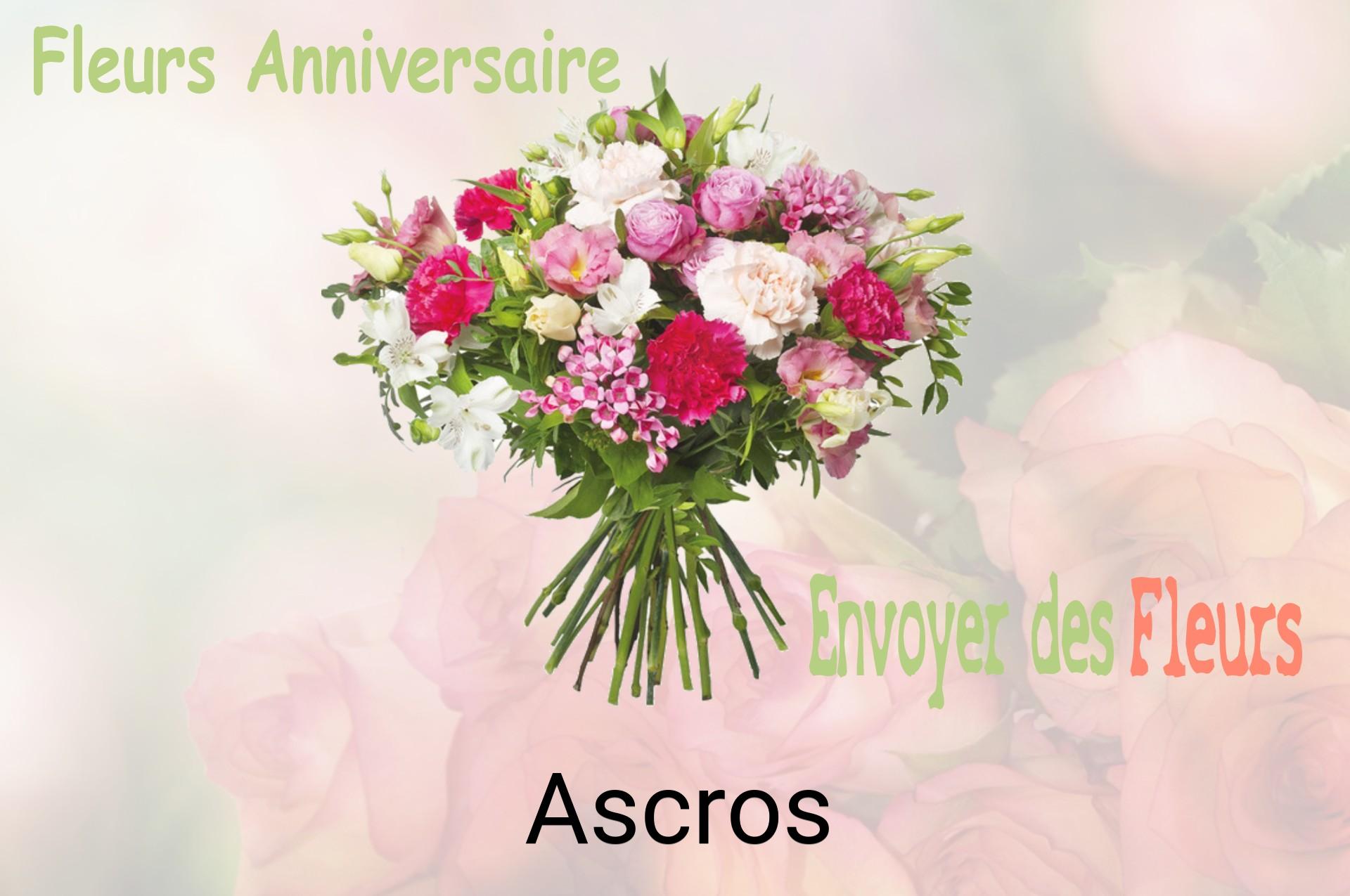Bouquet de fleurs d’anniversaire livré à Ascros